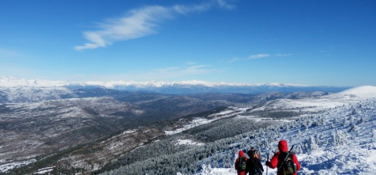 Ascenso a Guara con Nieve.