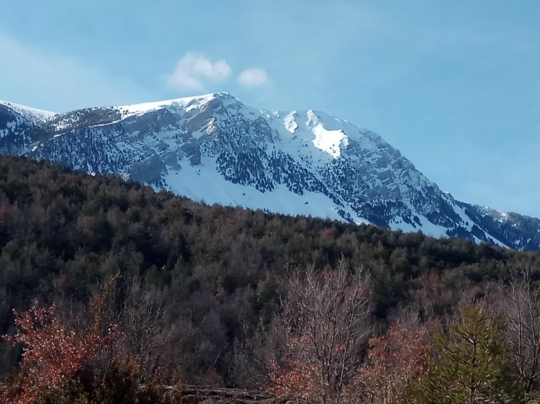 Vista del Tozal de Guara desde la salida 